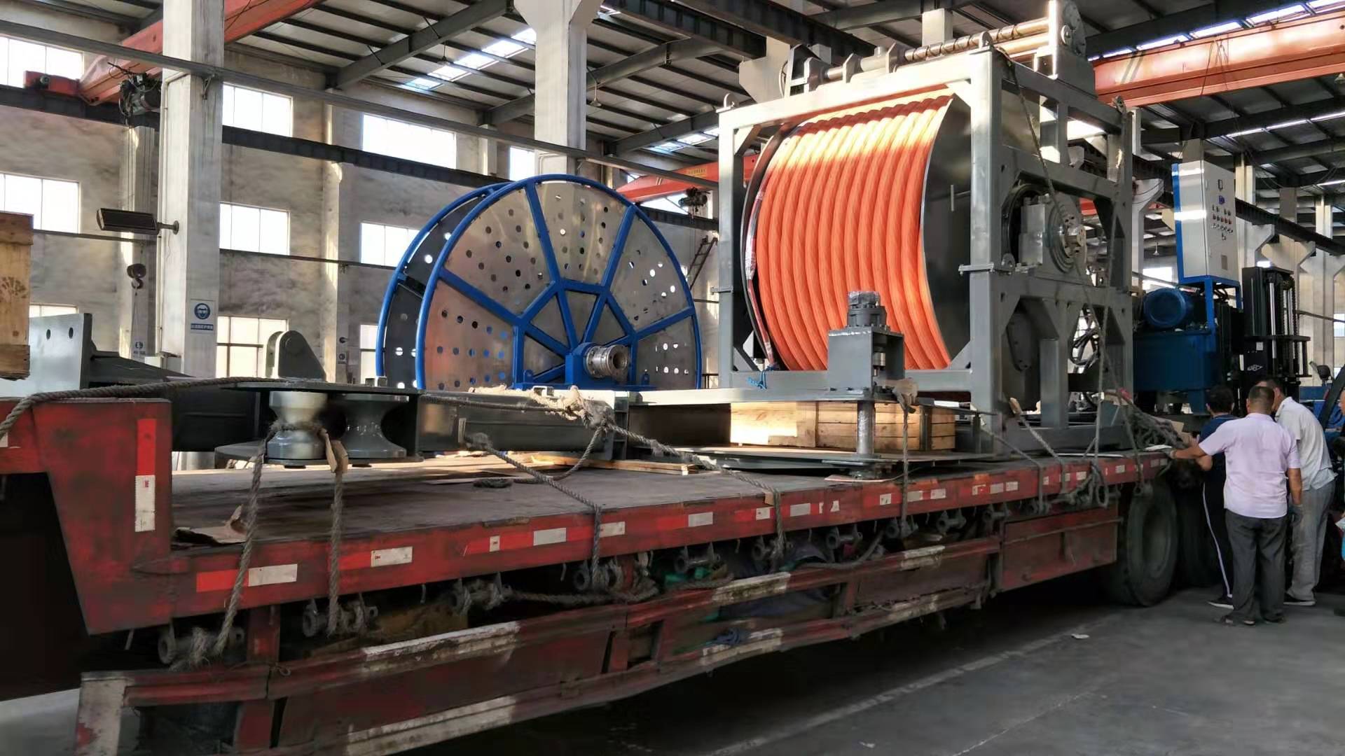 Cable winch and Jib crane have been sent to Yantai.