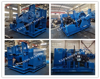 A Fullset Deck Equipment of a Tugboat is Sent to Nantong Shipyard