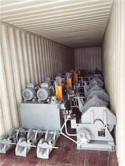Two shipset of hydraulic windlass/winch were successfully delivered to USA.