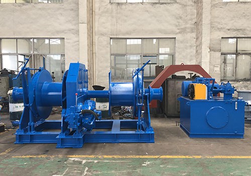 The 15T hydraulic double-drum mooring winch is dispatched!