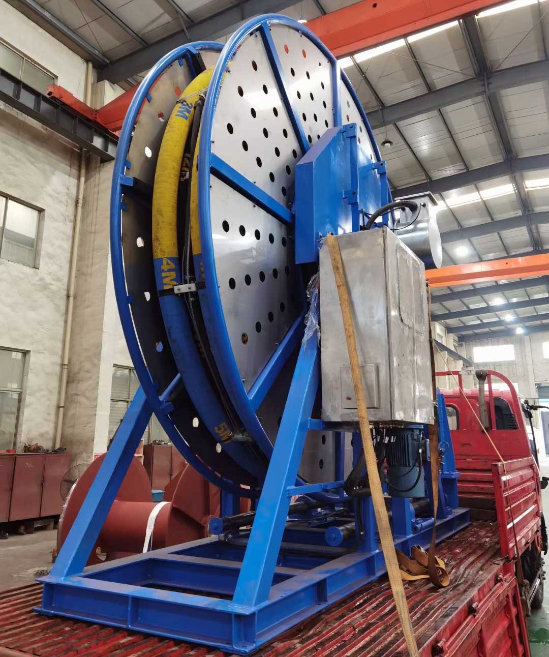 4-inch hose winch and water pump to Dajin, Jiangsu