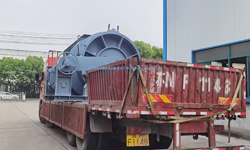 Two sets of 260kn electric frequency conversion positioning winches were shipped to China Merchants Heavy Industry!