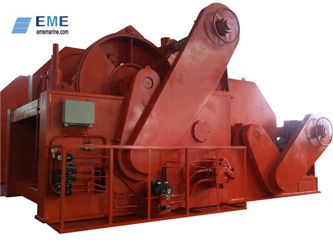 90T Hydraulic waterfall winch