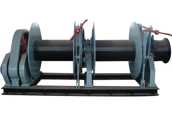 Double drum marine winch