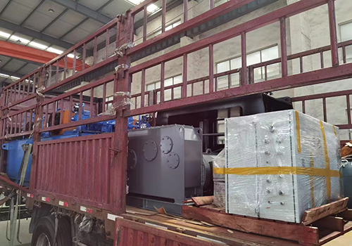 Hydraulic stations and winches and control boxes were shipped to Weihai Merchants Jinling and Donghai shipyards!