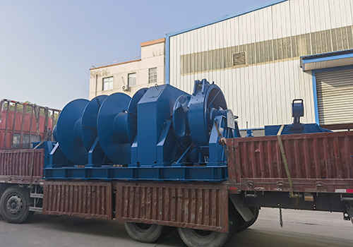 78mm hydraulic anchor winch combination machine sent to domestic shipyards