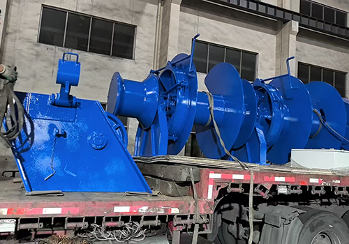 The 73mm147KN ANCHOR WINDLASS&MOORING WINCH is shipped!