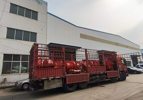 48mm76kn hydraulic anchoring and mooring combination machine shipped