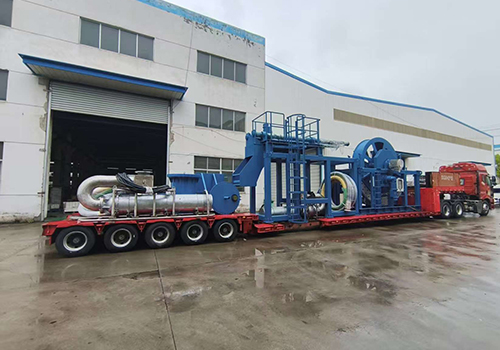 40KN hose winch and 5T slewing crane shipped